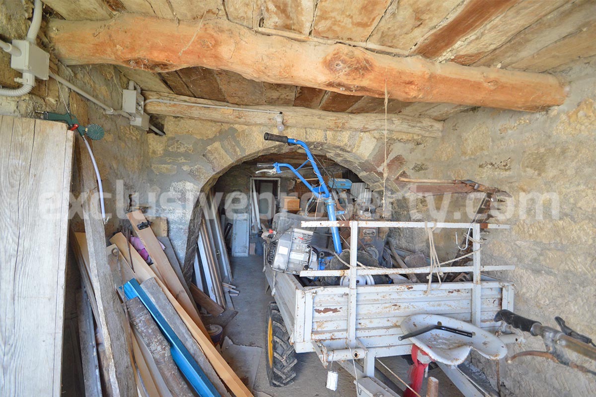 Farmhouse for Sale in Molise - Stone House with Olive Grove and Land in Italy