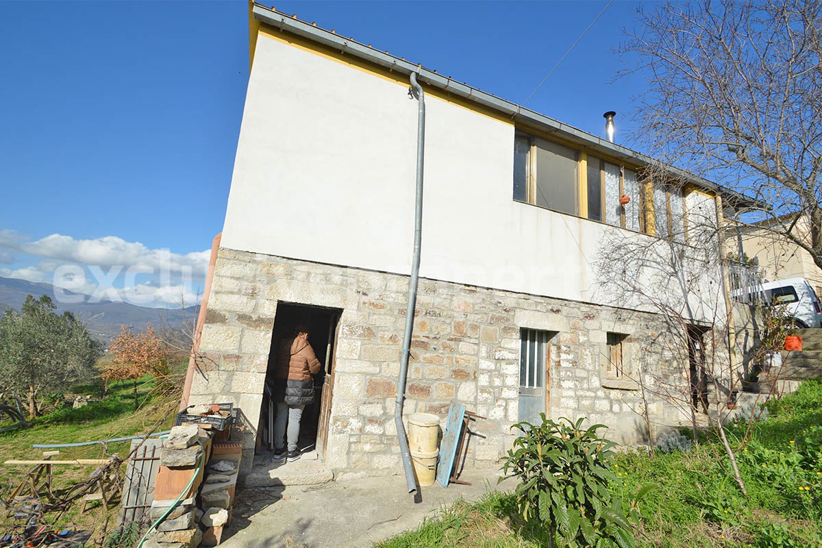 Farmhouse for Sale in Molise - Stone House with Olive Grove and Land in Italy