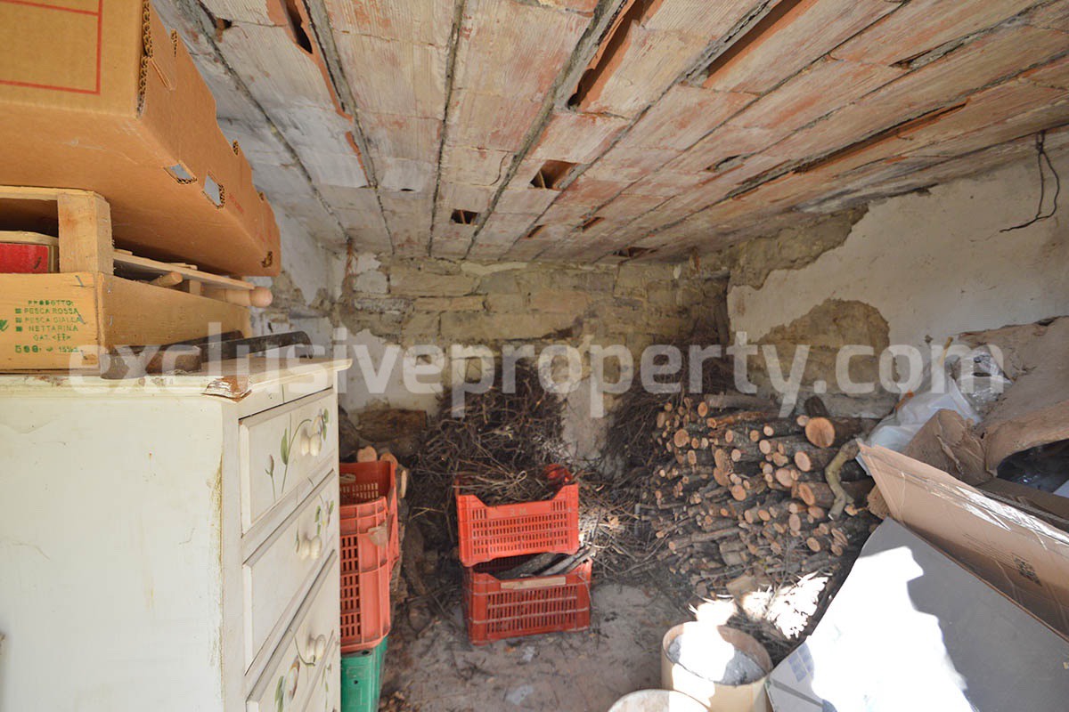 Farmhouse for Sale in Molise - Stone House with Olive Grove and Land in Italy