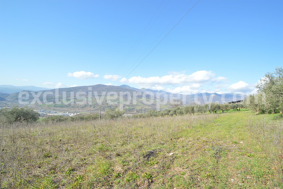 Farmhouse for Sale in Molise - Stone House with Olive Grove and Land in Italy
