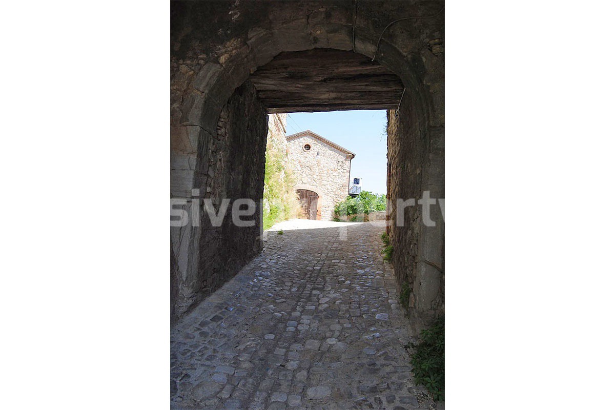 Historic Castle Property for Sale in Italy - Renovation Opportunity in Montazzoli - Abruzzo