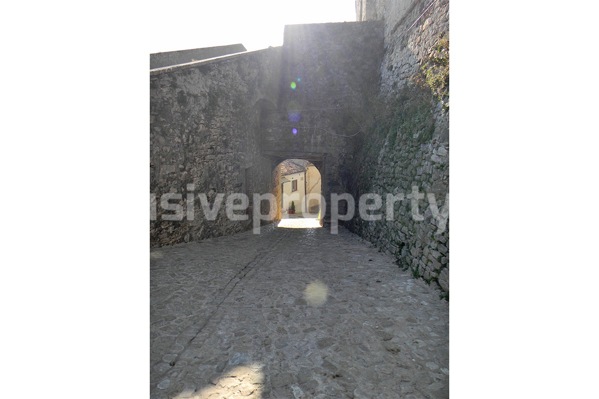 Historic Castle Property for Sale in Italy - Renovation Opportunity in Montazzoli - Abruzzo