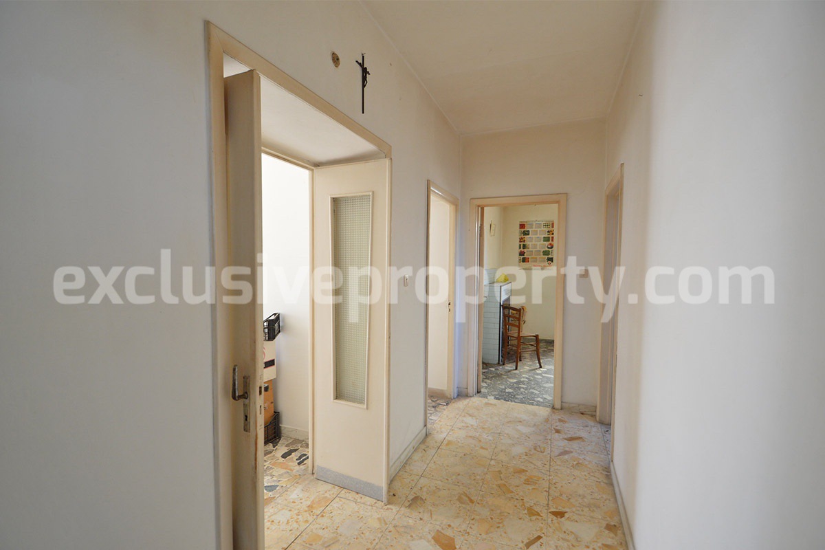 Village House for Sale in Italy with Garden and Garage - Renovation Project in Abruzzo