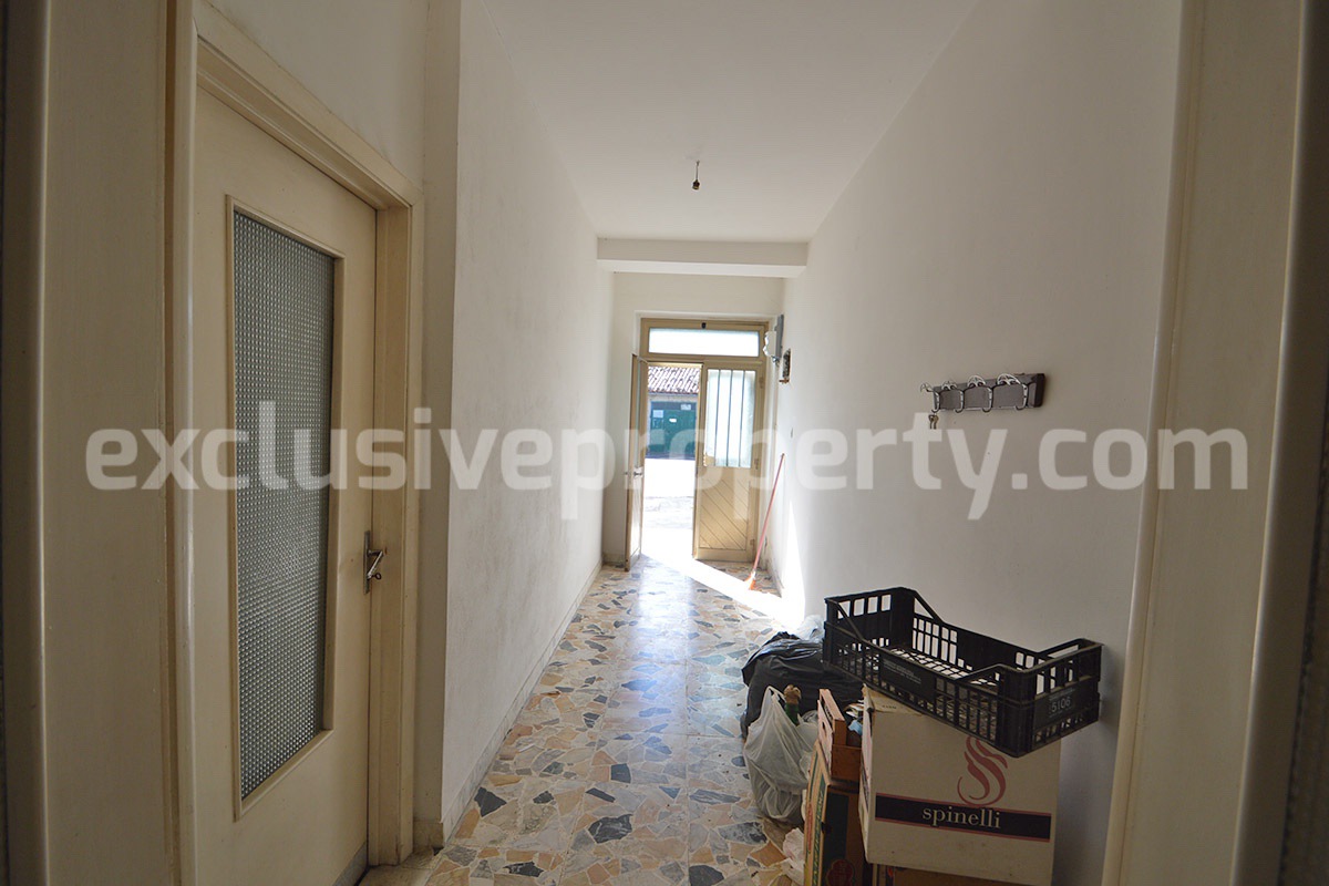 Village House for Sale in Italy with Garden and Garage - Renovation Project in Abruzzo