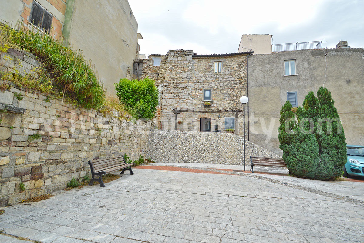Stone House for Sale in Italy with Views  - Renovated - Move-In Ready in Trivento - Molise