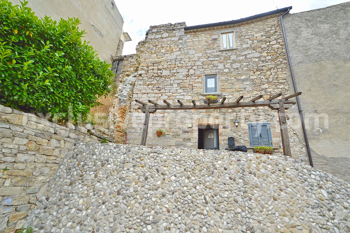 Stone House for Sale in Italy with Views  - Renovated - Move-In Ready in Trivento - Molise