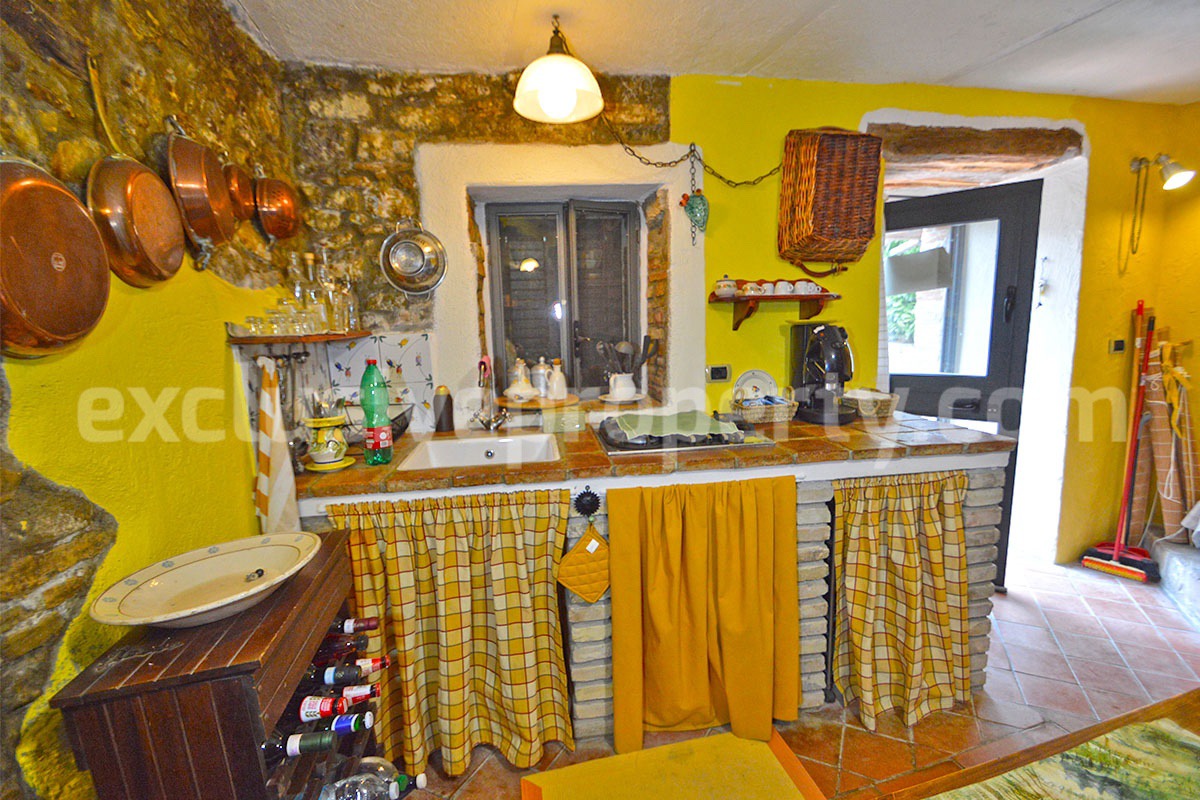 Stone House for Sale in Italy with Views  - Renovated - Move-In Ready in Trivento - Molise