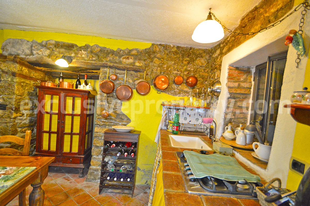 Stone House for Sale in Italy with Views  - Renovated - Move-In Ready in Trivento - Molise