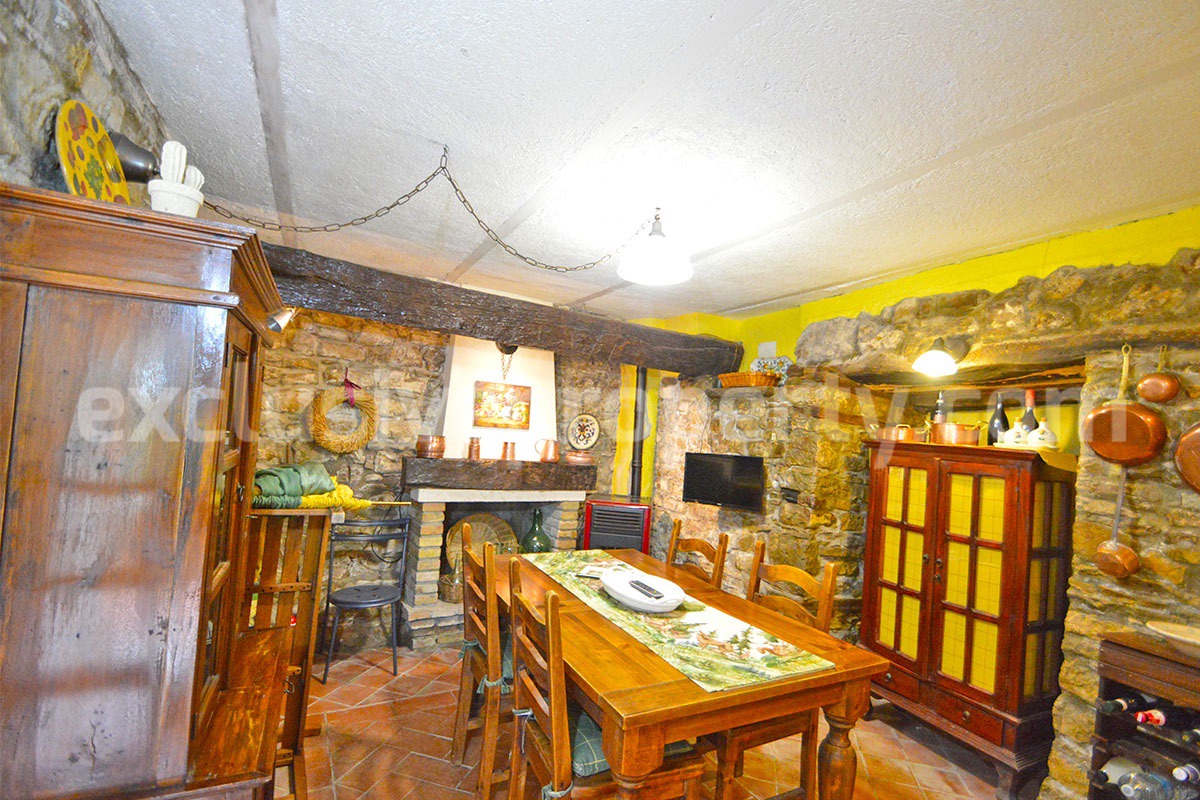 Stone House for Sale in Italy with Views  - Renovated - Move-In Ready in Trivento - Molise