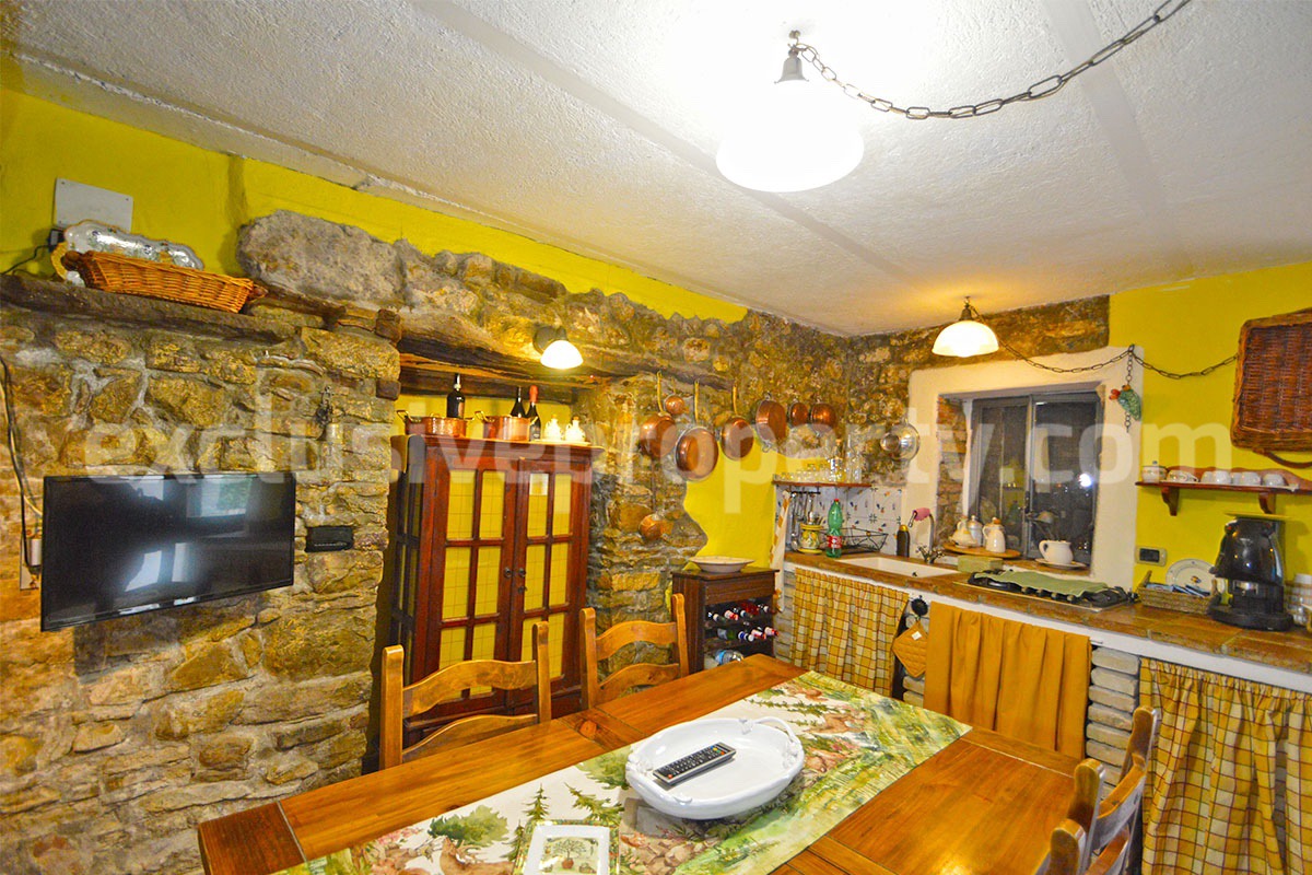 Stone House for Sale in Italy with Views  - Renovated - Move-In Ready in Trivento - Molise