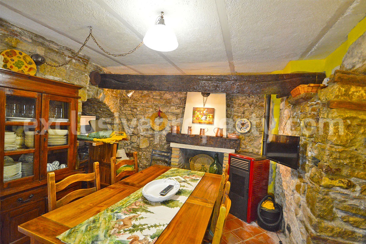 Stone House for Sale in Italy with Views  - Renovated - Move-In Ready in Trivento - Molise
