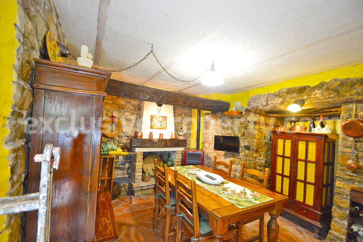 Stone House for Sale in Italy with Views  - Renovated - Move-In Ready in Trivento - Molise