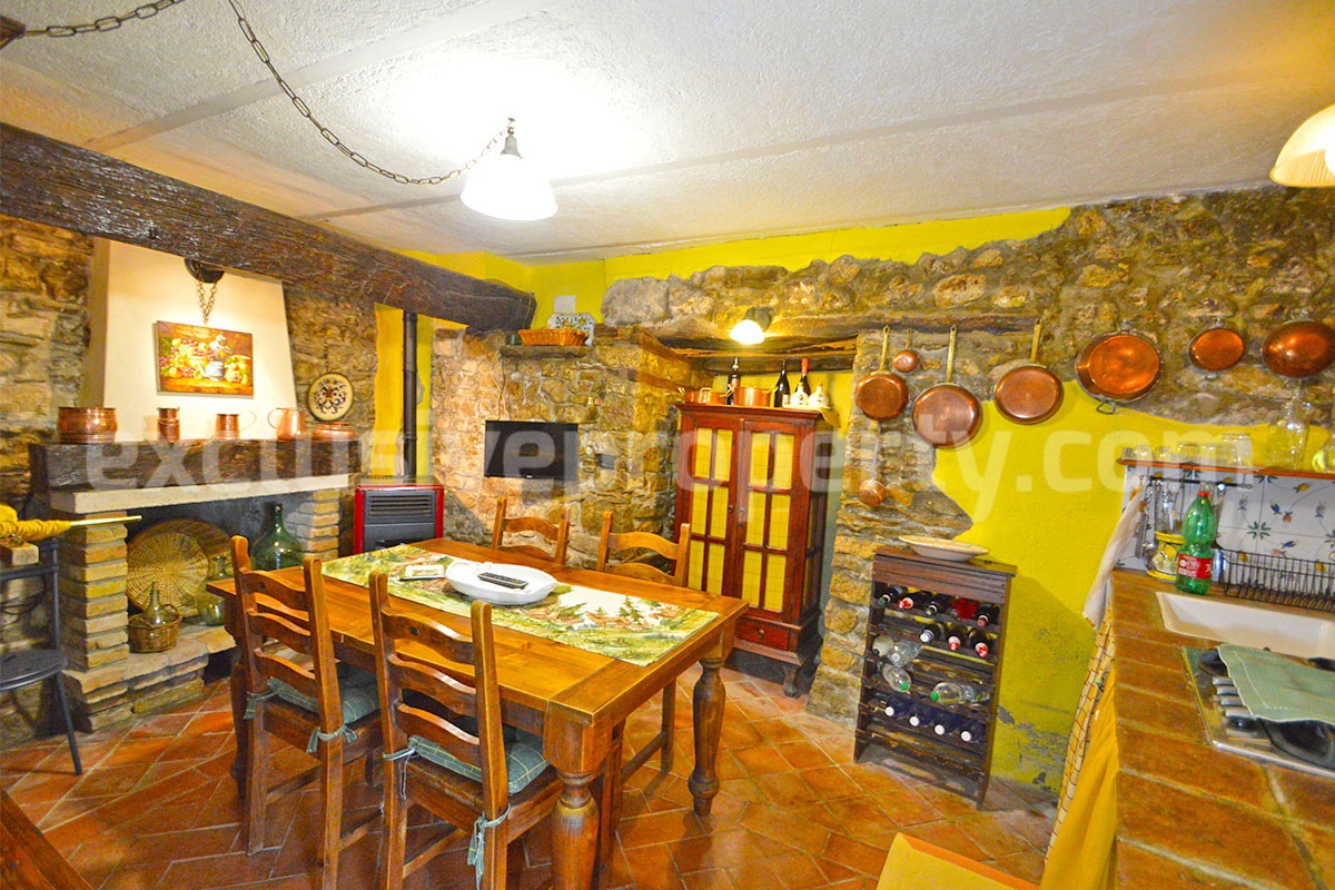 Stone House for Sale in Italy with Views  - Renovated - Move-In Ready in Trivento - Molise