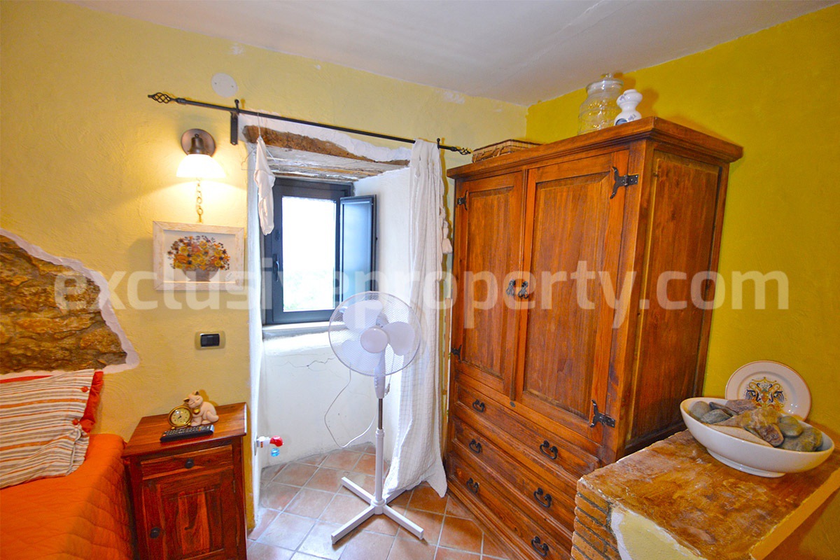 Stone House for Sale in Italy with Views  - Renovated - Move-In Ready in Trivento - Molise