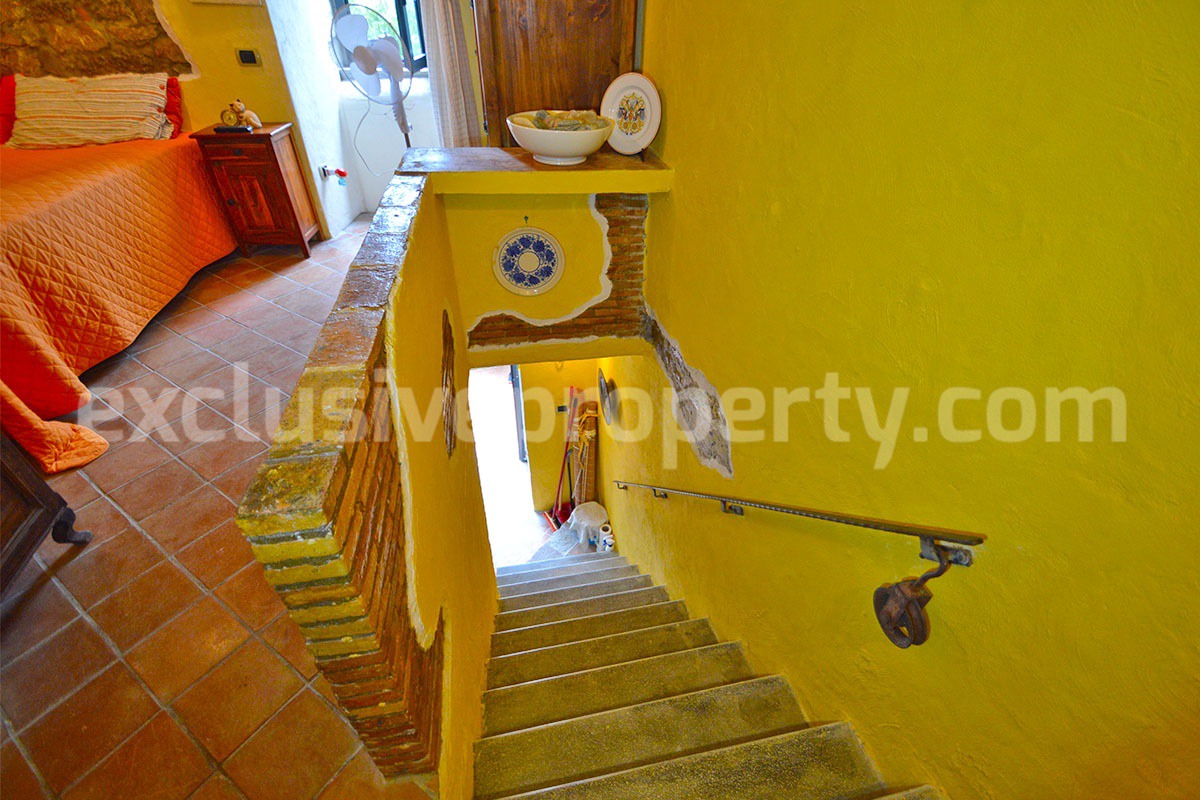 Stone House for Sale in Italy with Views  - Renovated - Move-In Ready in Trivento - Molise