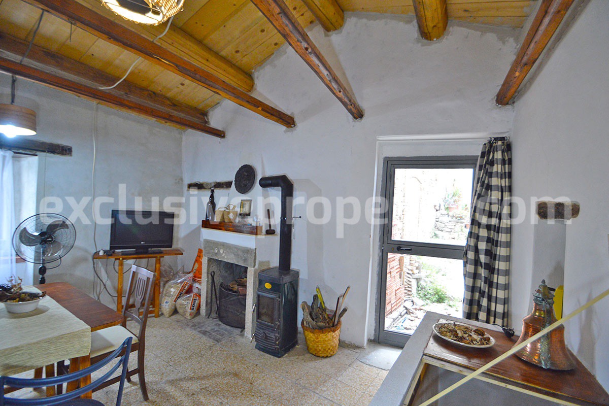 Stone House for Sale in Italy with Views  - Renovated - Move-In Ready in Trivento - Molise