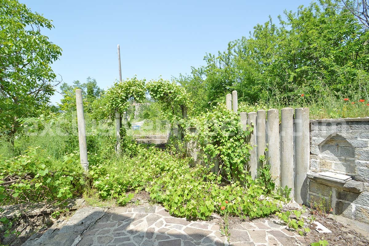 Cheap Stone Country House with Land for Sale in Abruzzo -  Italy - Renovation Project with Scenic Views