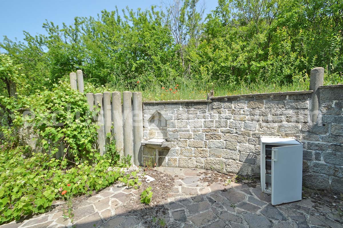 Cheap Stone Country House with Land for Sale in Abruzzo -  Italy - Renovation Project with Scenic Views