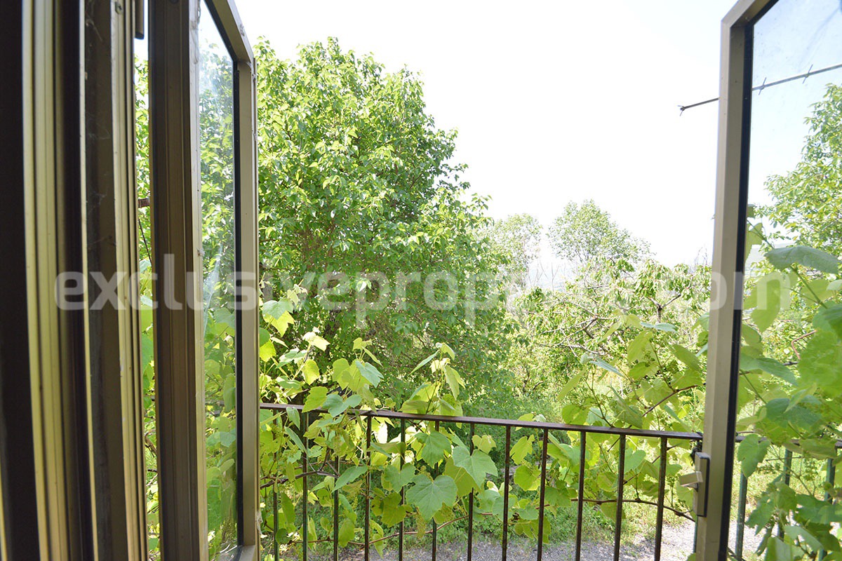 Cheap Stone Country House with Land for Sale in Abruzzo -  Italy - Renovation Project with Scenic Views