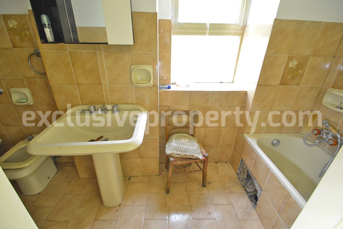 Cheap Stone Country House with Land for Sale in Abruzzo -  Italy - Renovation Project with Scenic Views