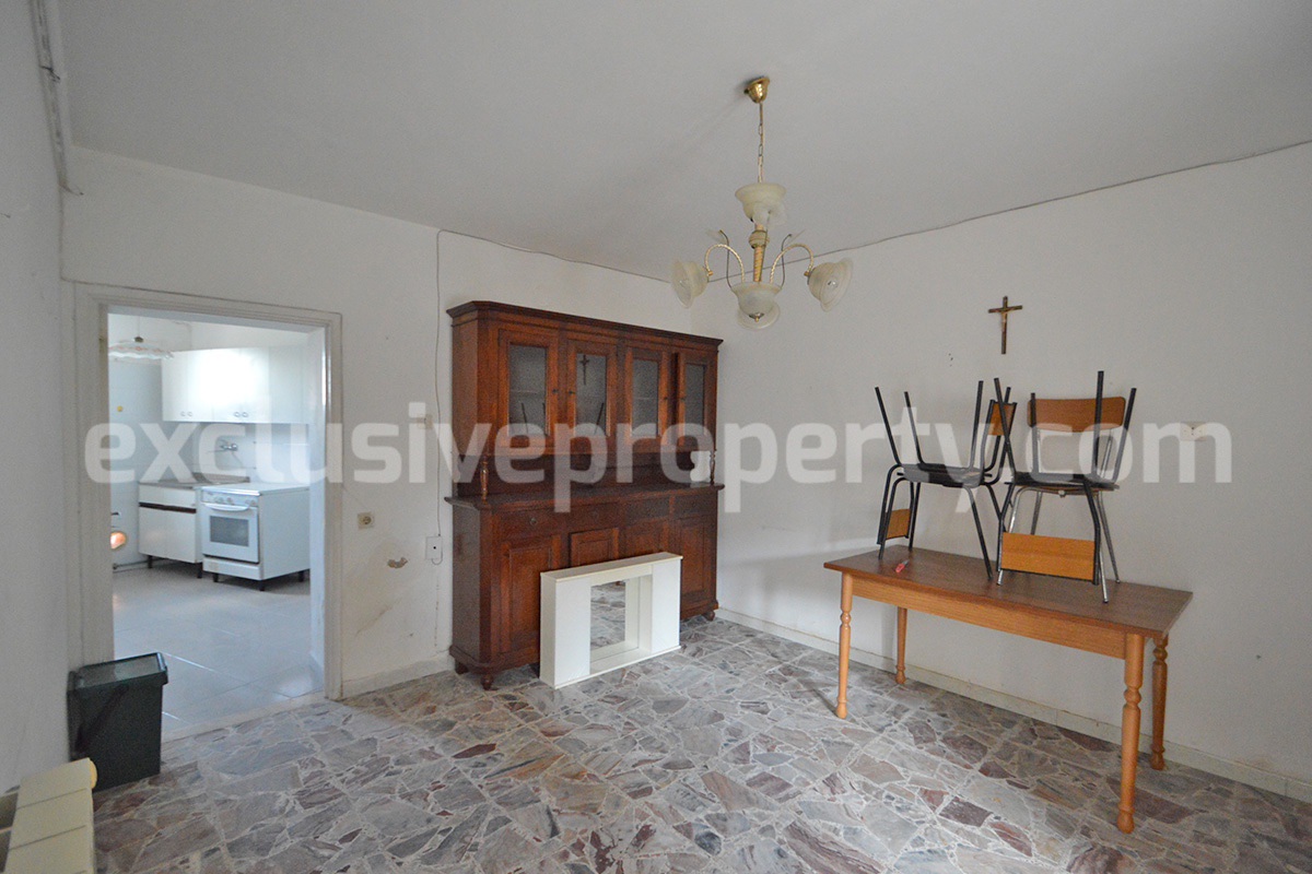 Traditional Brick Townhouse with Terrace Near the Sea for Sale in Scerni - Abruzzo