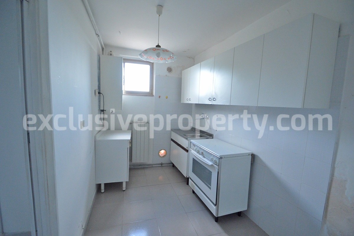 Traditional Brick Townhouse with Terrace Near the Sea for Sale in Scerni - Abruzzo