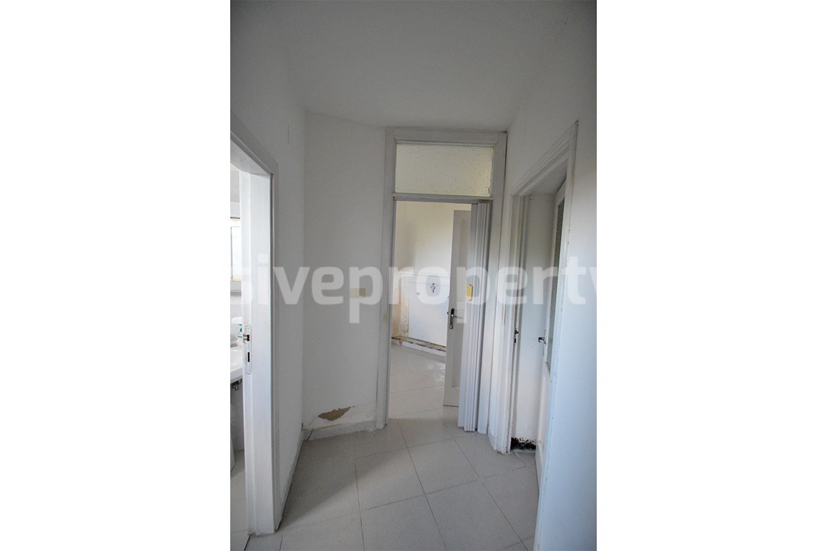 Traditional Brick Townhouse with Terrace Near the Sea for Sale in Scerni - Abruzzo