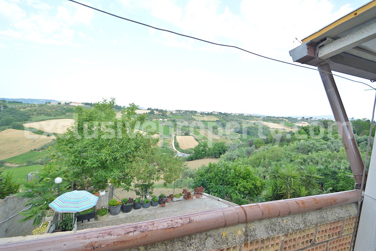 Traditional Brick Townhouse with Terrace Near the Sea for Sale in Scerni - Abruzzo