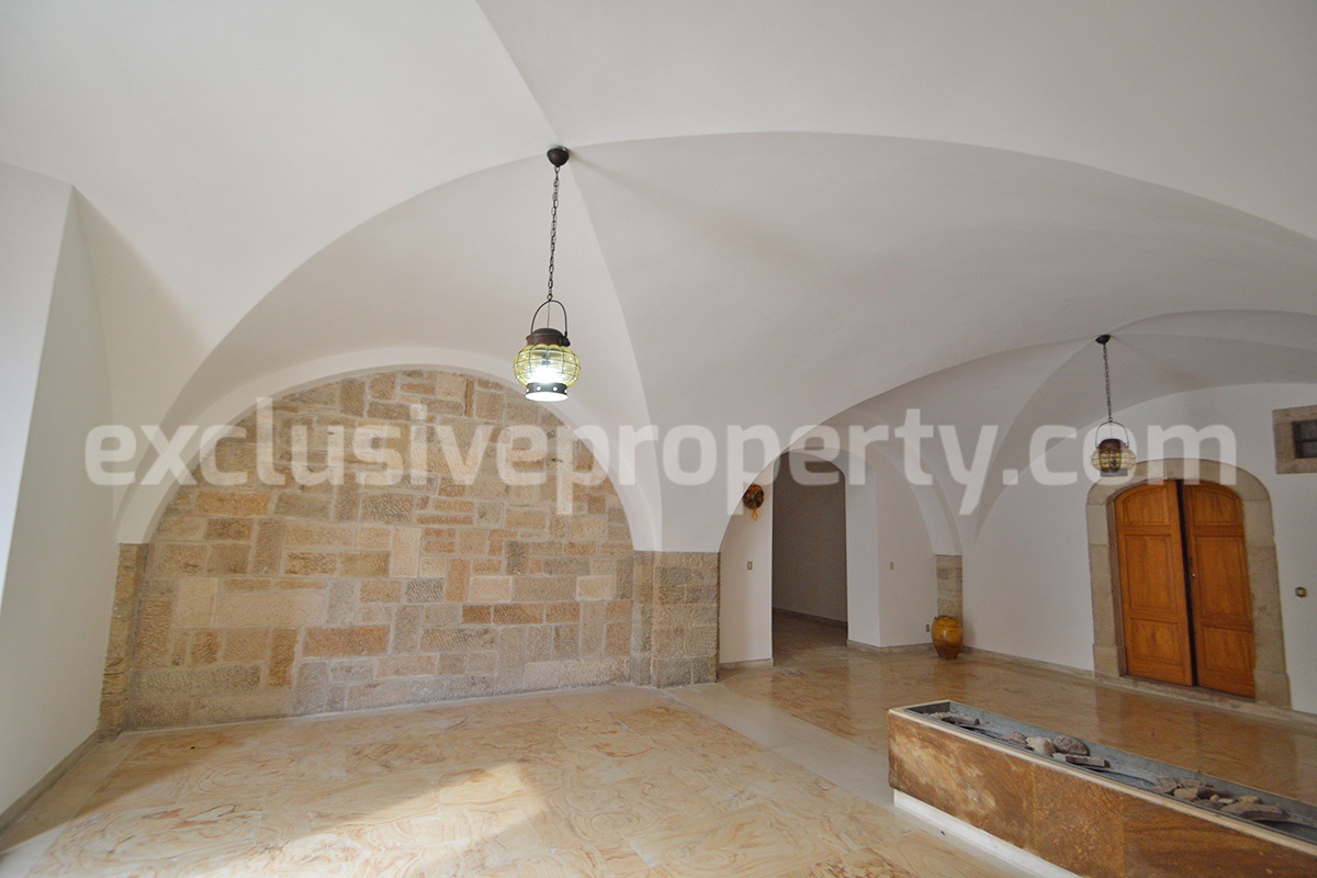 Historic Palace with Four Bedrooms - Four Bathrooms for Sale in Palata in Molise - Panoramic Views - Near the Adriatic Sea