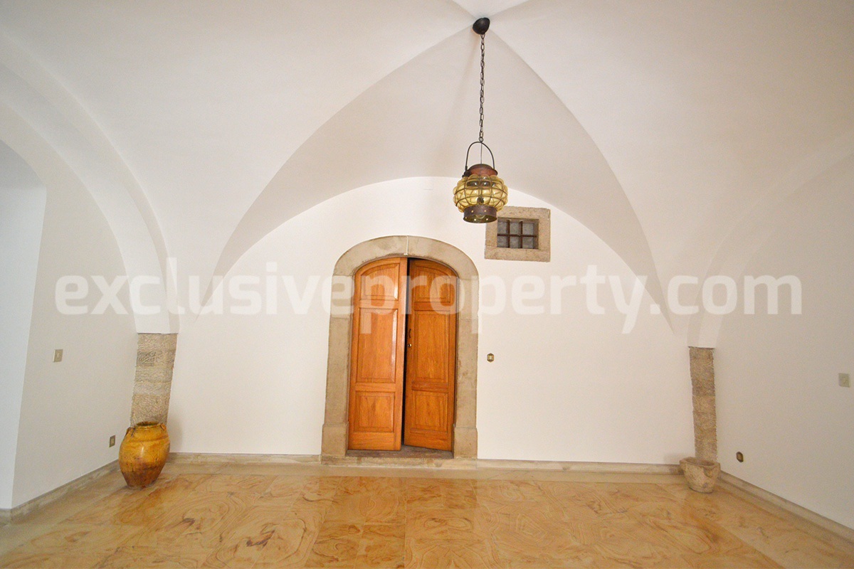 Historic Palace with Four Bedrooms - Four Bathrooms for Sale in Palata in Molise - Panoramic Views - Near the Adriatic Sea