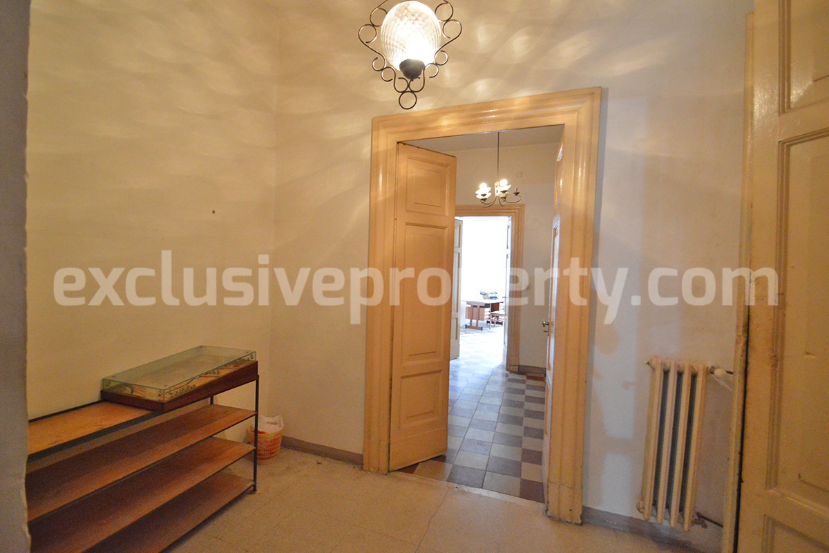 Historic Palace with Four Bedrooms - Four Bathrooms for Sale in Palata in Molise - Panoramic Views - Near the Adriatic Sea