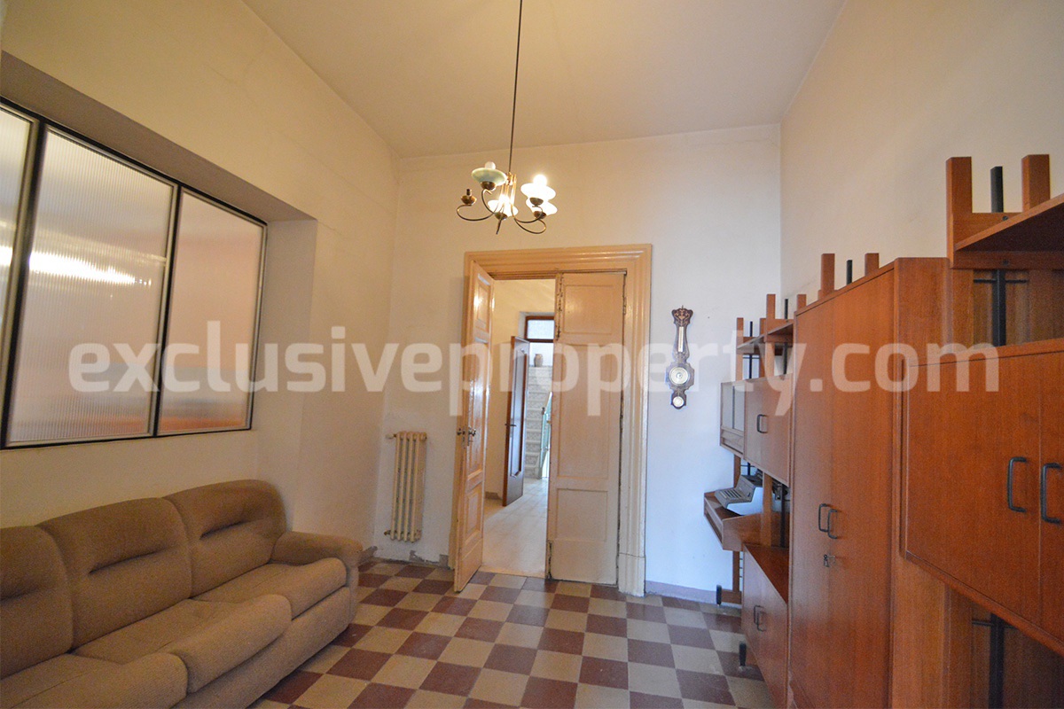 Historic Palace with Four Bedrooms - Four Bathrooms for Sale in Palata in Molise - Panoramic Views - Near the Adriatic Sea