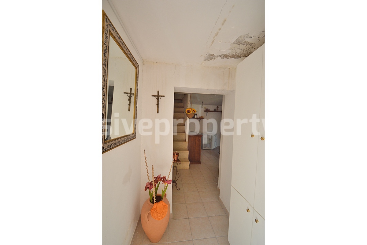 Cheap House for Sale in Italy - Affordable Property in Abruzzo with Terrace and Panoramic Views