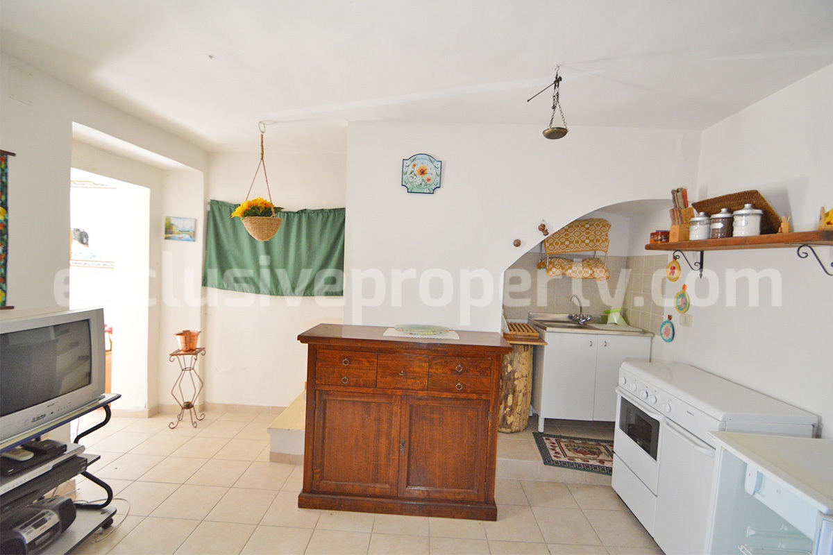 Cheap House for Sale in Italy - Affordable Property in Abruzzo with Terrace and Panoramic Views