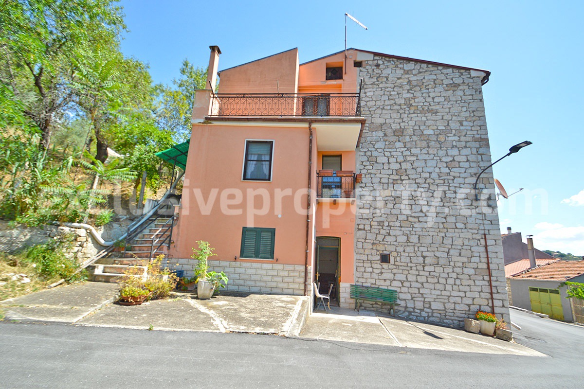 House for Sale in Italy - Charming Habitable Molise Townhouse with Terrace - Views and Great Price
