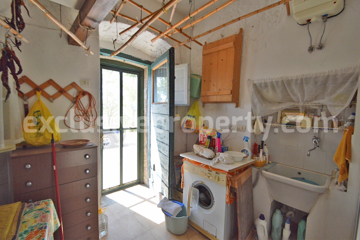 House for Sale in Italy - Charming Habitable Molise Townhouse with Terrace - Views and Great Price