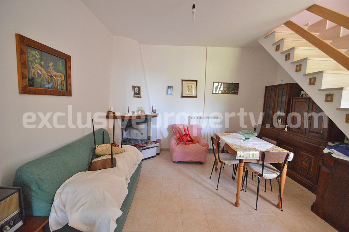 House for Sale in Italy - Charming Habitable Molise Townhouse with Terrace - Views and Great Price