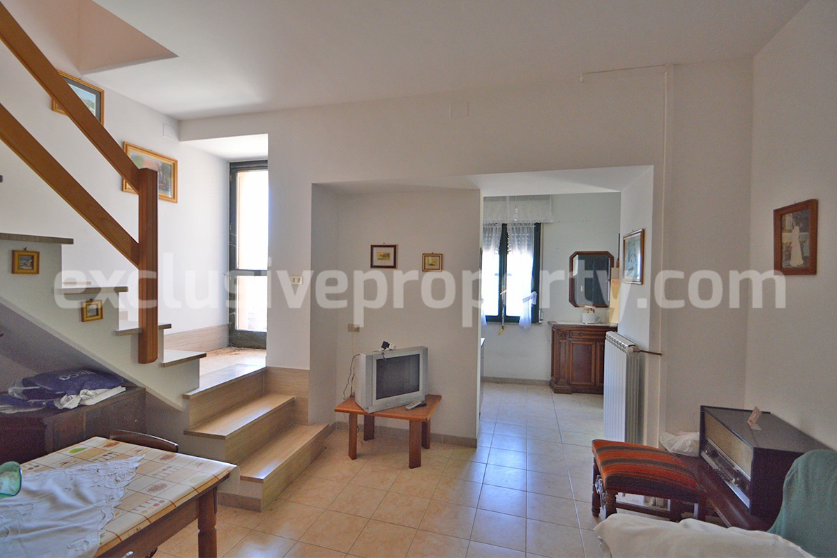 House for Sale in Italy - Charming Habitable Molise Townhouse with Terrace - Views and Great Price