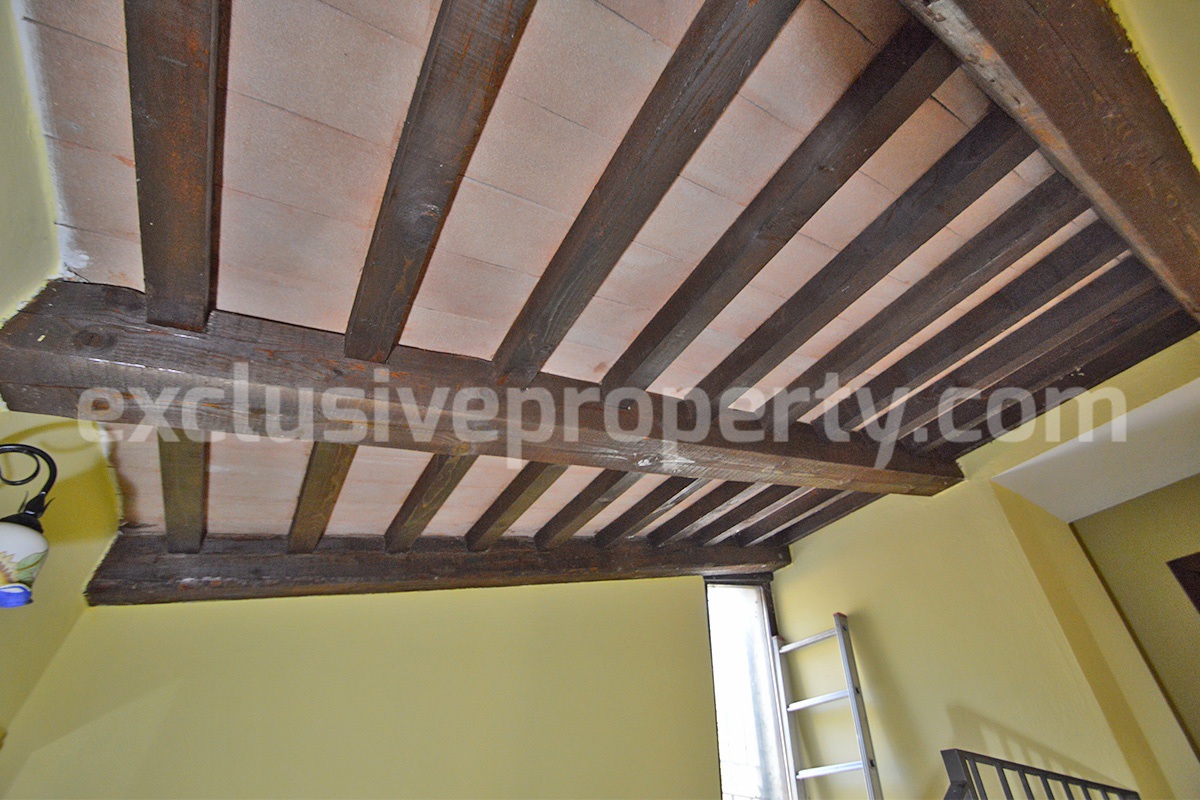 Renovated Stone House for Sale in Italy - Terrace and 5 Hectares of Land with Lake View in Casacalenda - Molise
