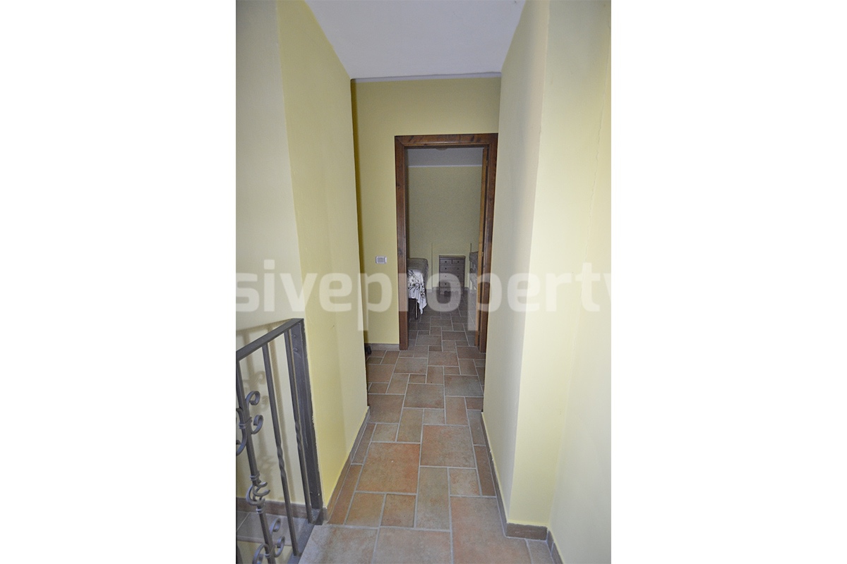 Renovated Stone House for Sale in Italy - Terrace and 5 Hectares of Land with Lake View in Casacalenda - Molise