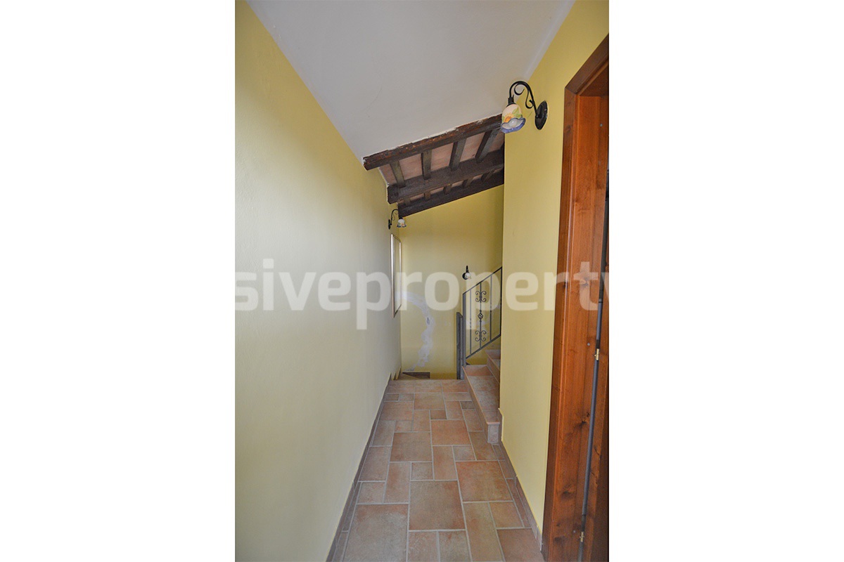 Renovated Stone House for Sale in Italy - Terrace and 5 Hectares of Land with Lake View in Casacalenda - Molise