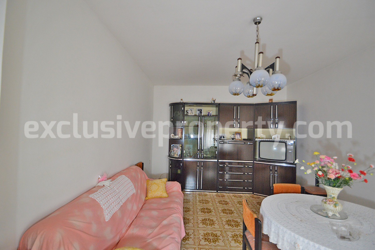 House for Sale in Italy - Habitable 3-Bedroom Townhouse with Cellar in Molise - 30 Min from the Adriatic Coast