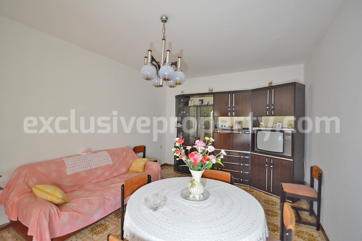 House for Sale in Italy - Habitable 3-Bedroom Townhouse with Cellar in Molise - 30 Min from the Adriatic Coast