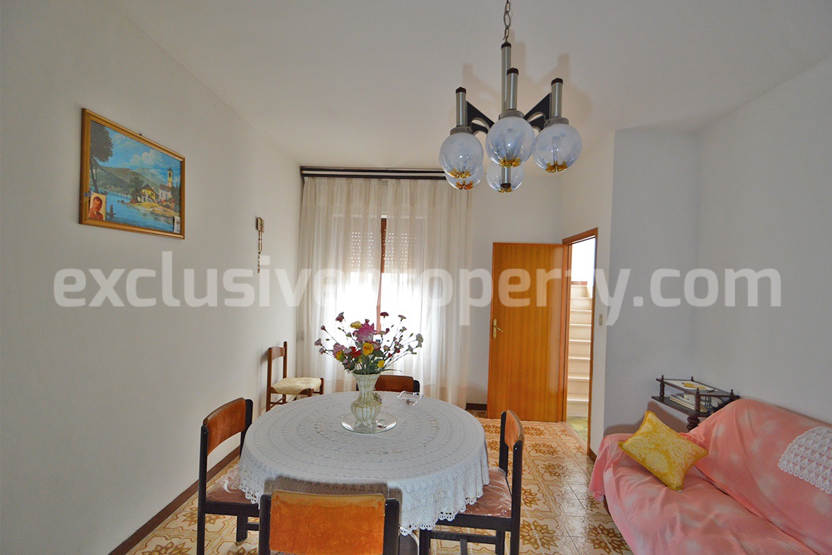 House for Sale in Italy - Habitable 3-Bedroom Townhouse with Cellar in Molise - 30 Min from the Adriatic Coast