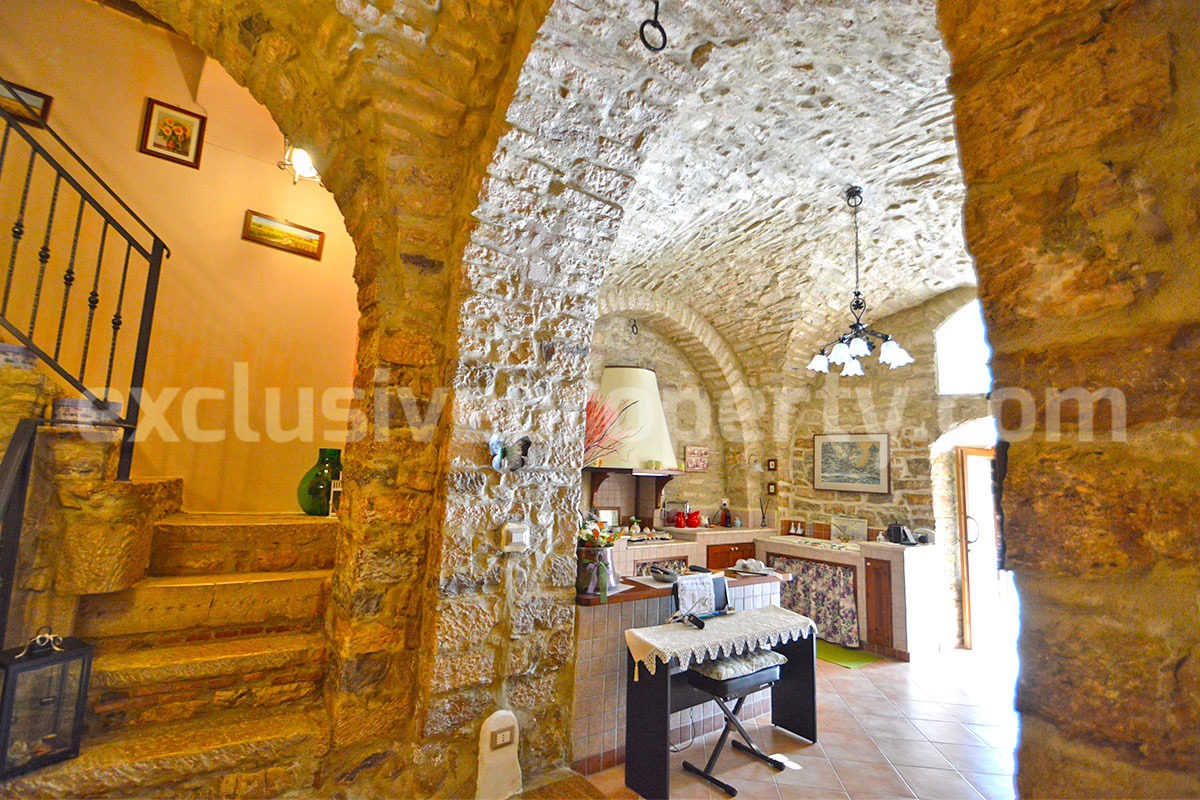 Stunning Properties in Italy - Italian Style Stone House for Sale in Guardialfiera - Molise - Renovated with Garden