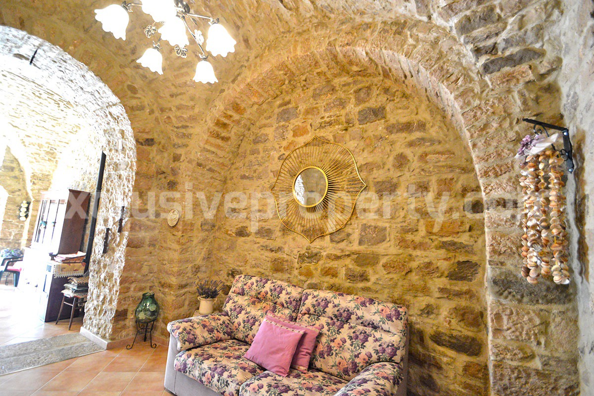 Stunning Properties in Italy - Italian Style Stone House for Sale in Guardialfiera - Molise - Renovated with Garden