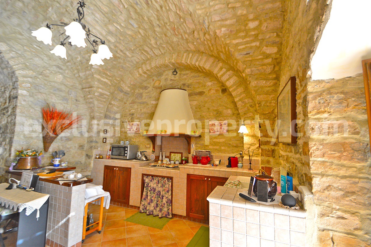 Stunning Properties in Italy - Italian Style Stone House for Sale in Guardialfiera - Molise - Renovated with Garden