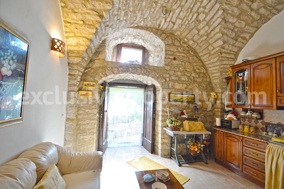 Stunning Properties in Italy - Italian Style Stone House for Sale in Guardialfiera - Molise - Renovated with Garden