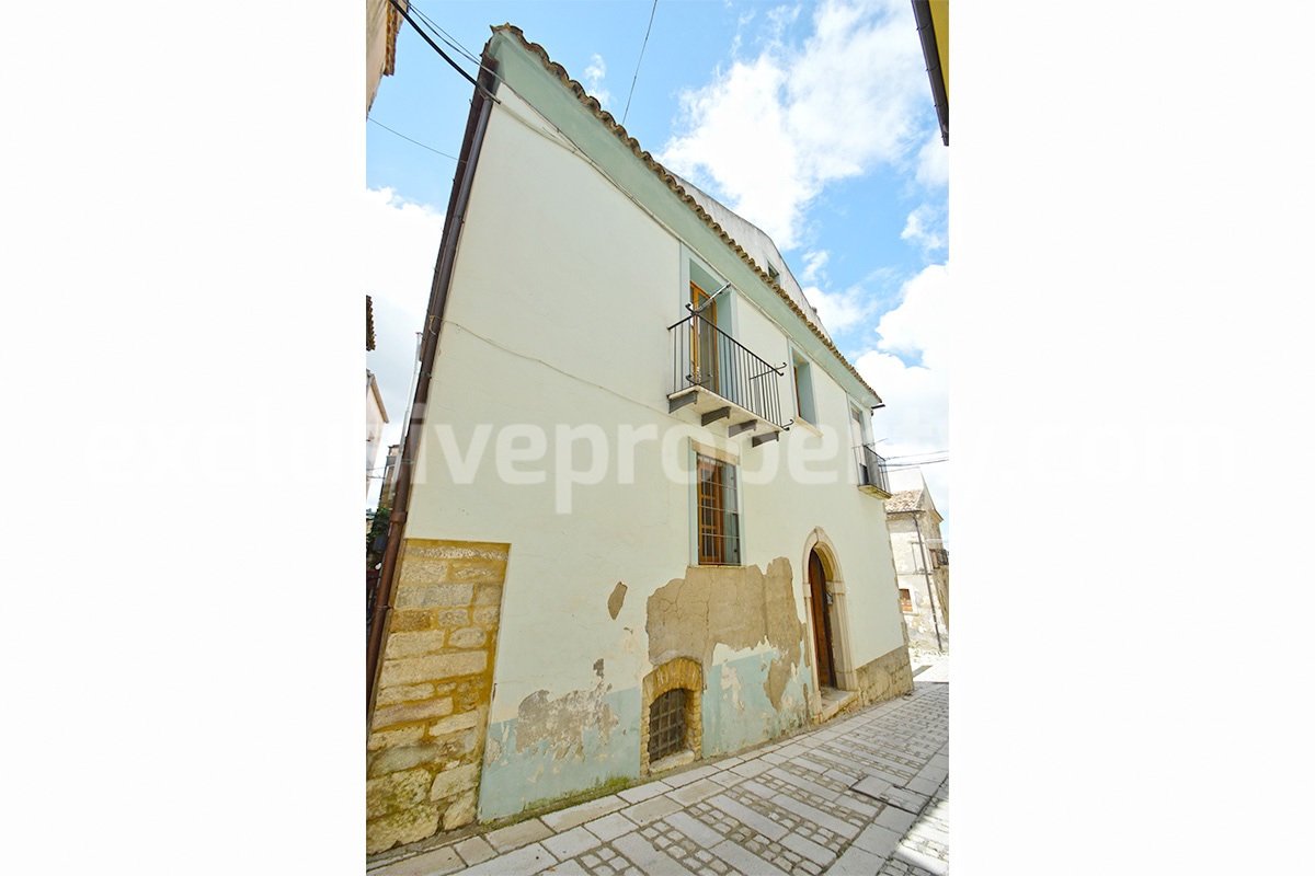 Authentic Italian Home for Sale in Italy - Larino - Molise - Historic Stone House with Original Floors