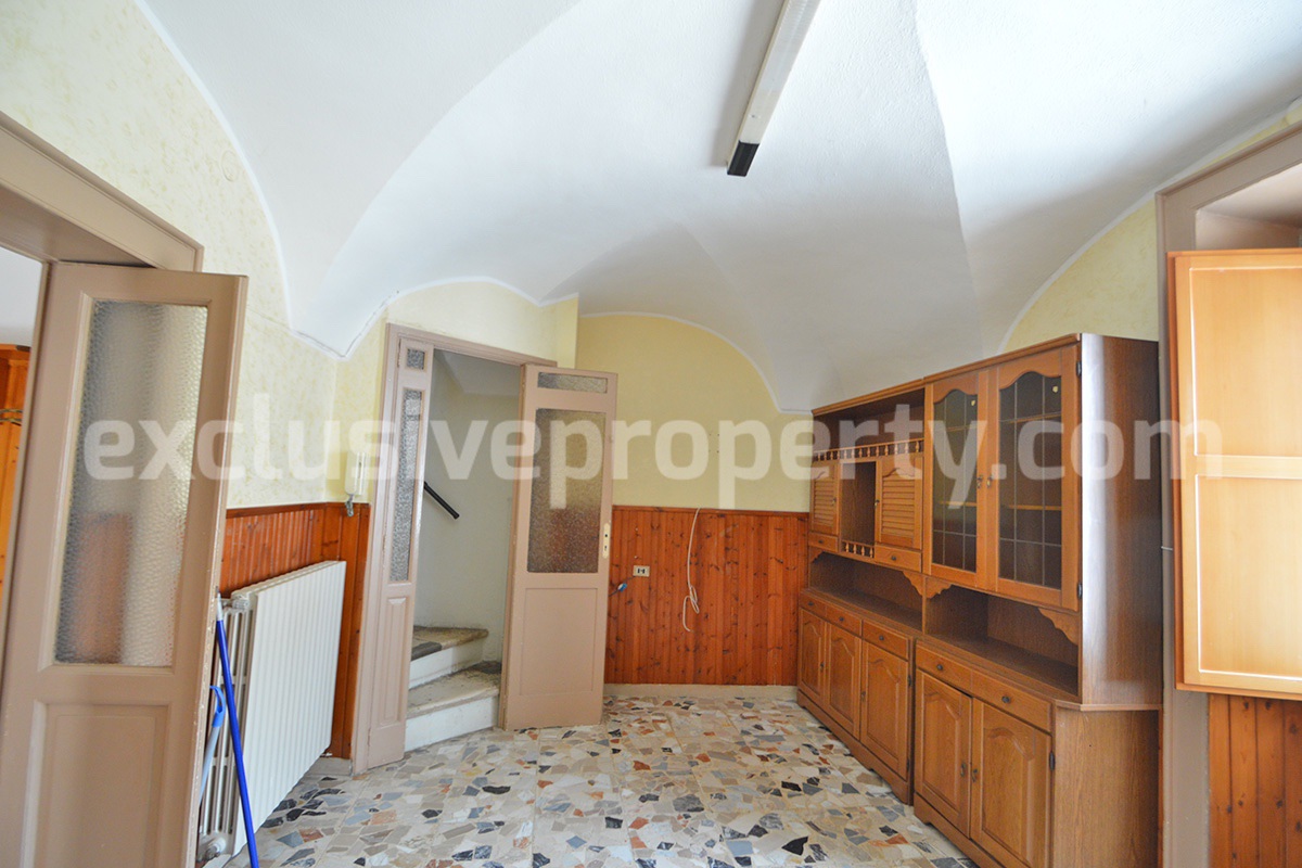 Authentic Italian Home for Sale in Italy - Larino - Molise - Historic Stone House with Original Floors